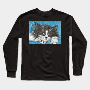 Black and white kitten Long Sleeve T-Shirt